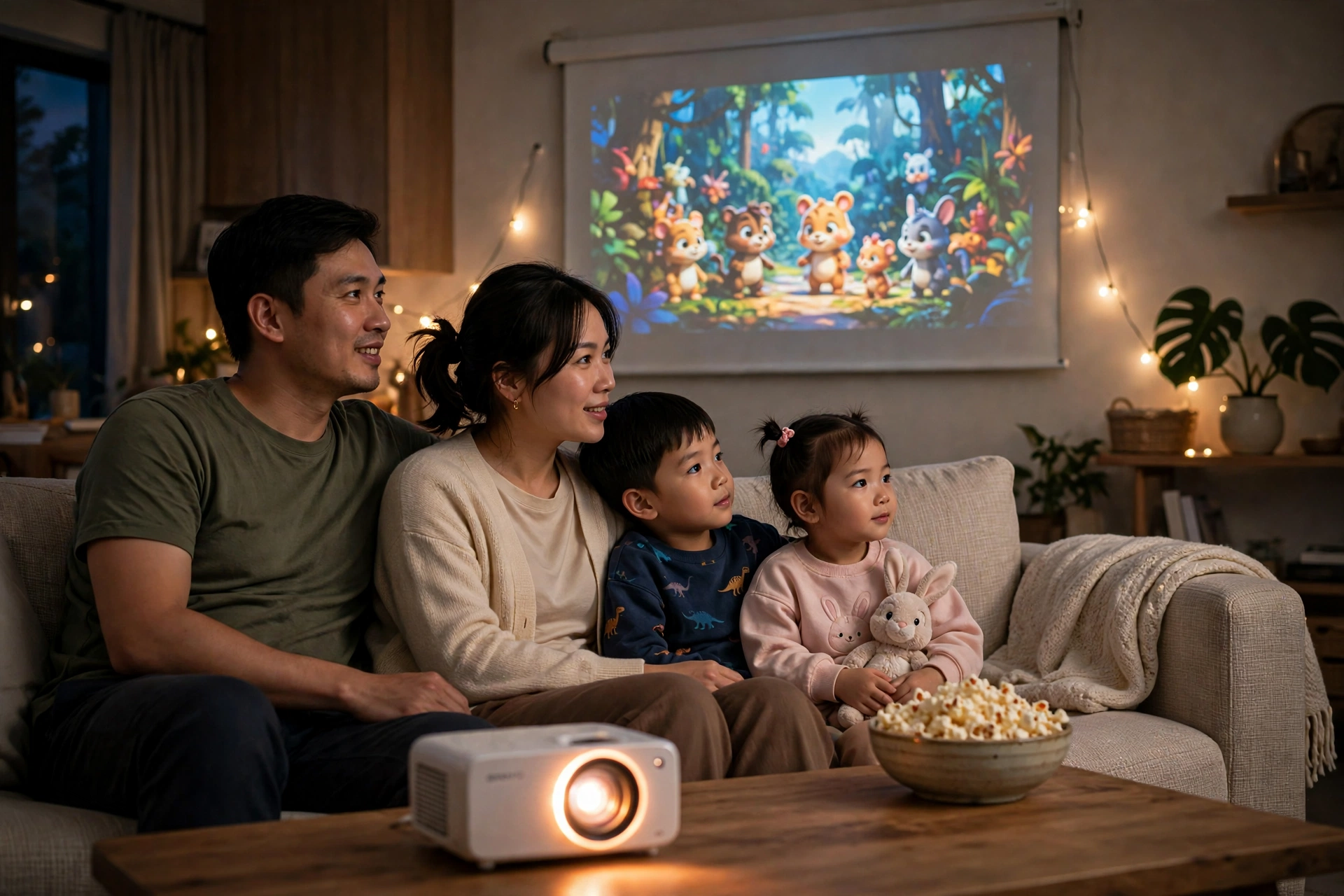 Chọn máy chiếu mini cho gia đình: độ sáng, độ phân giải và 5 mẫu phù hợp xem phim cuối tuần