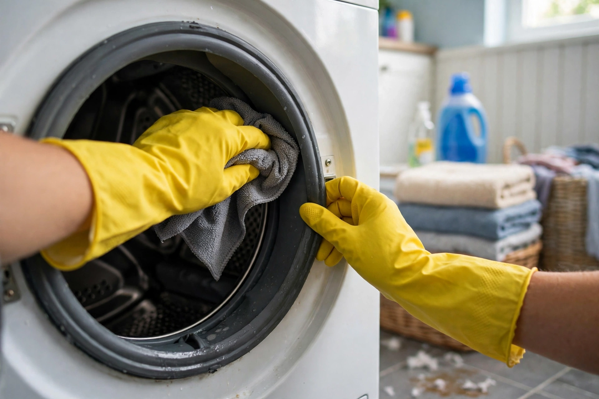 Vệ Sinh Máy Giặt Cửa Ngang Tại Nhà: 7 Bước Hết Mùi Hôi, Quần Áo Thơm Lâu Hơn