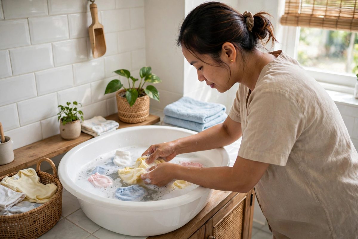 Chọn Nước Giặt Cho Gia Đình Có Trẻ Nhỏ: Thành Phần, Mùi Hương Và Cách Dùng Tiết Kiệm