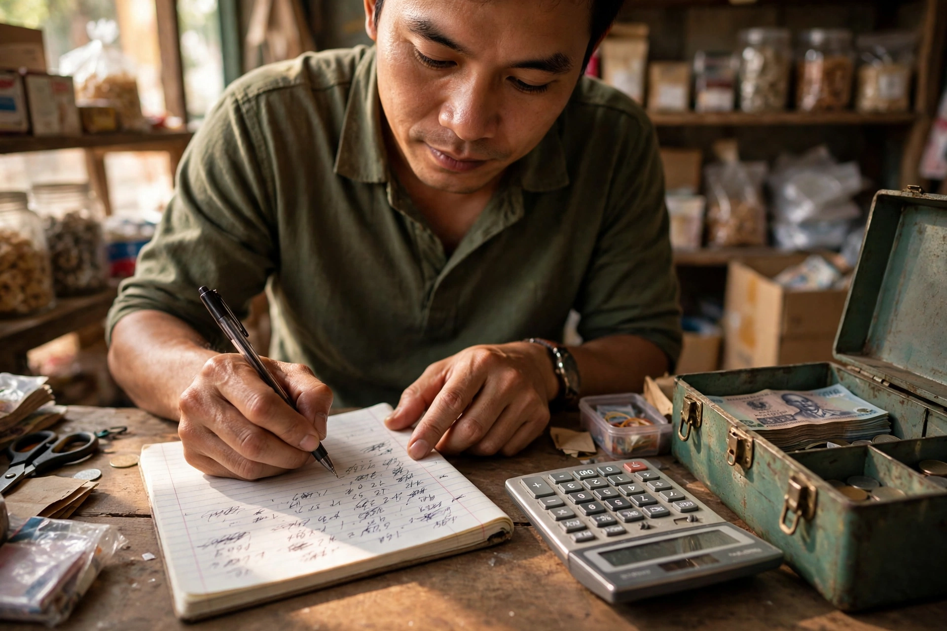 Theo Dõi Doanh Thu Hàng Ngày Bằng Sổ Tay: Cách Ghi Chép Đơn Giản Giúp Chủ Shop Nhỏ Không Còn Thất Thoát Tiền