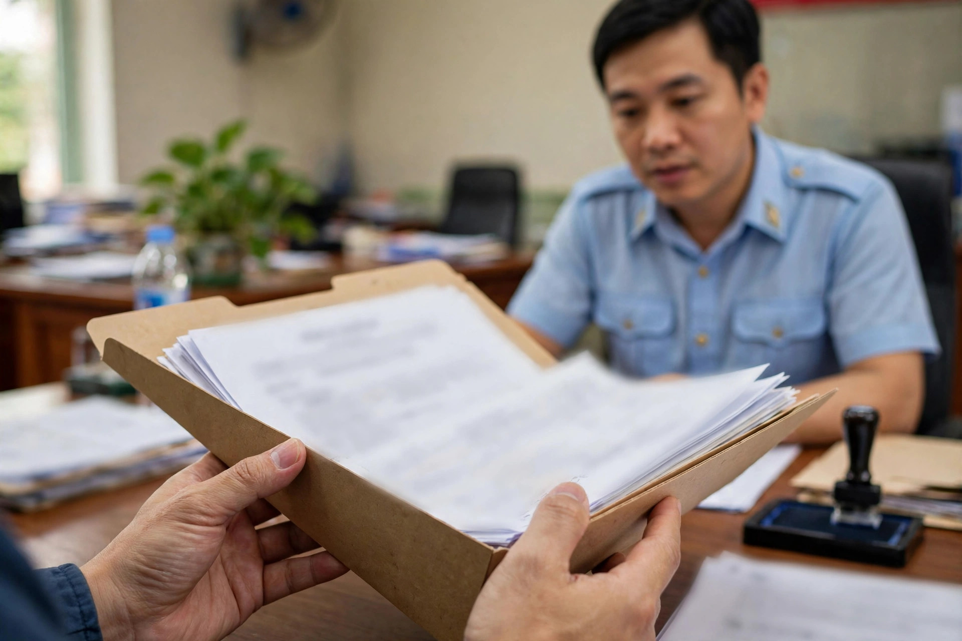 Kiểm tra hồ sơ pháp lý đất đai tại văn phòng đăng ký đất đai
