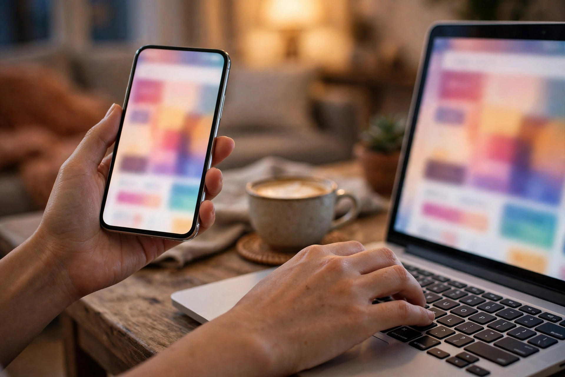 Ảnh minh họa: so sánh giá sản phẩm trên điện thoại và laptop trước giờ G để xác định mức giá thật