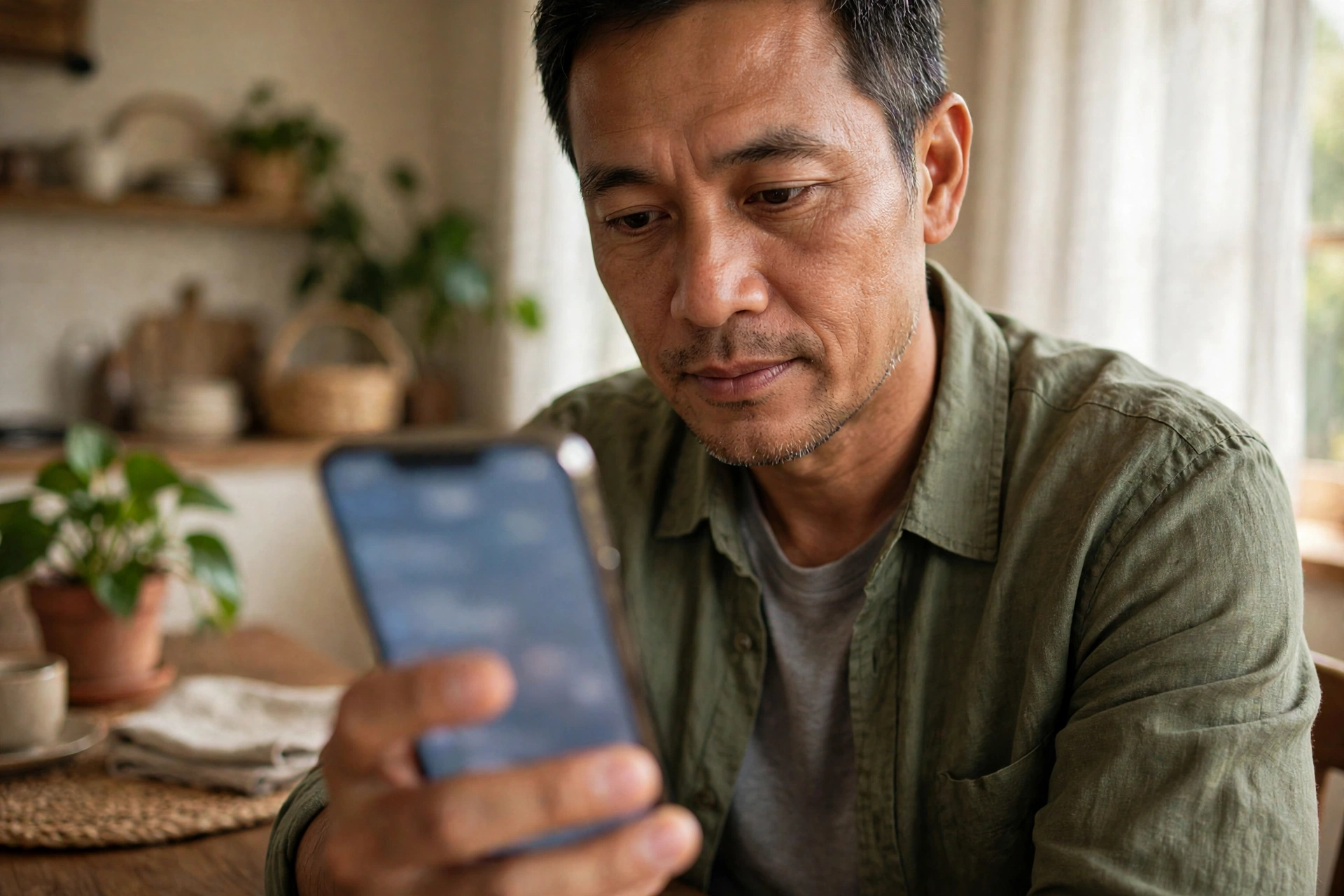 Ảnh minh họa: người dùng kiểm tra phiên bản iOS trên iPhone trước ngày 1/11