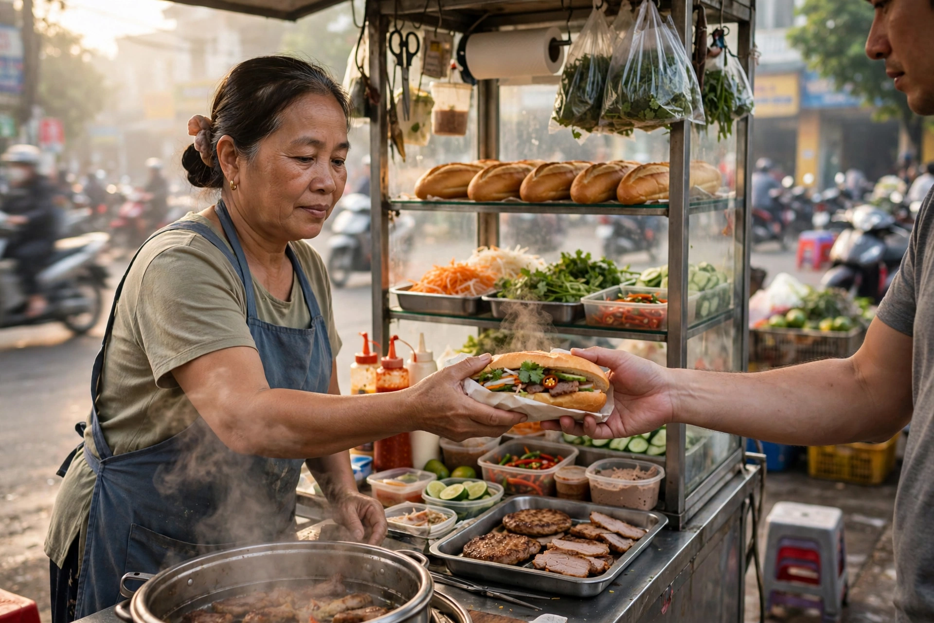 Mở tiệm bánh mì buổi sáng vốn dưới 40 triệu: chọn vị trí, công thức và cách tính lãi