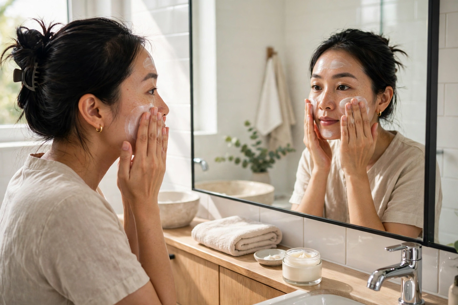 Chăm Sóc Da Khô Bong Tróc Khi Ngồi Điều Hòa Cả Ngày: Cấp Ẩm, Uống Nước Và Sai Lầm Thường Gặp