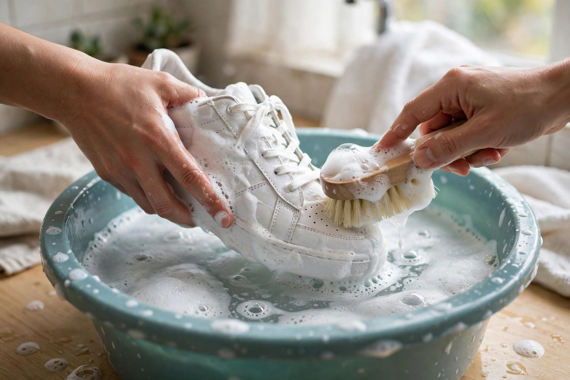 Mở dịch vụ vệ sinh giày thể thao tại nhà vốn ít: dụng cụ, quy trình và cách tìm 20 khách đầu tiên