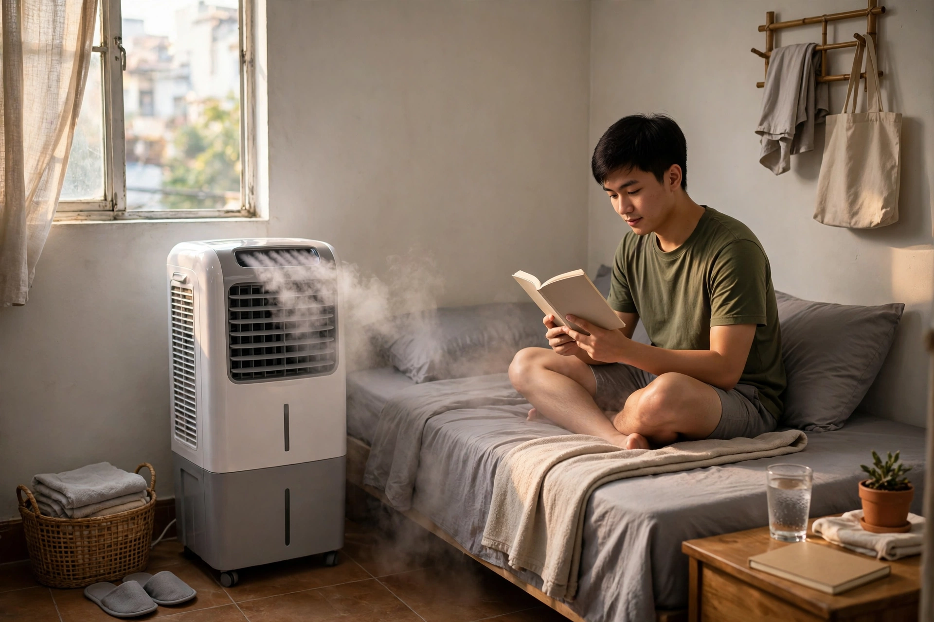 Chọn Quạt Điều Hòa Cho Phòng Trọ 20m2: 7 Tiêu Chí Công Suất, Độ Ồn Và Tiền Điện