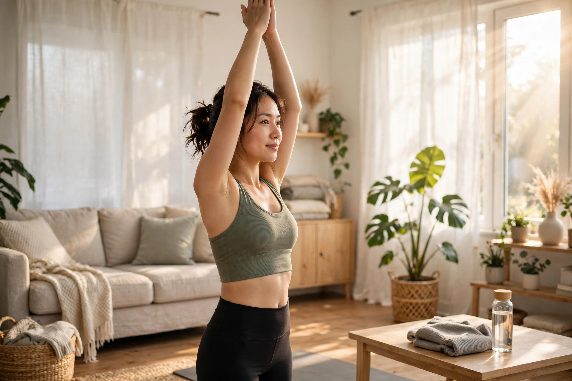 Tập Yoga Buổi Sáng Cho Người Mới: Tư Thế Cơ Bản, Cách Thở Và Lịch 4 Tuần Nhẹ Nhàng