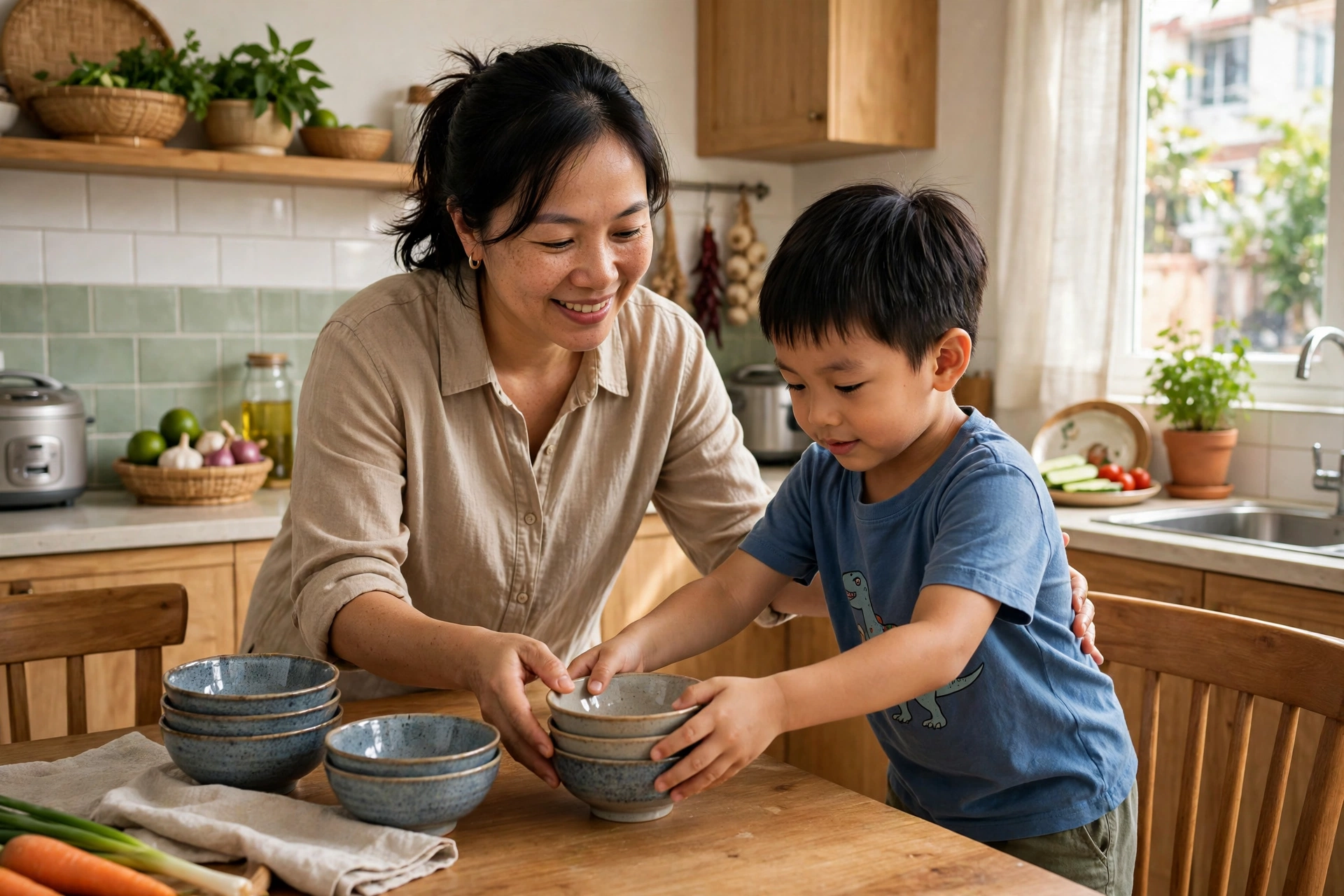 Dạy Con Tự Lập Từ 6 Tuổi: Việc Nhà Theo Độ Tuổi, Khen Thưởng Và Giữ An Toàn