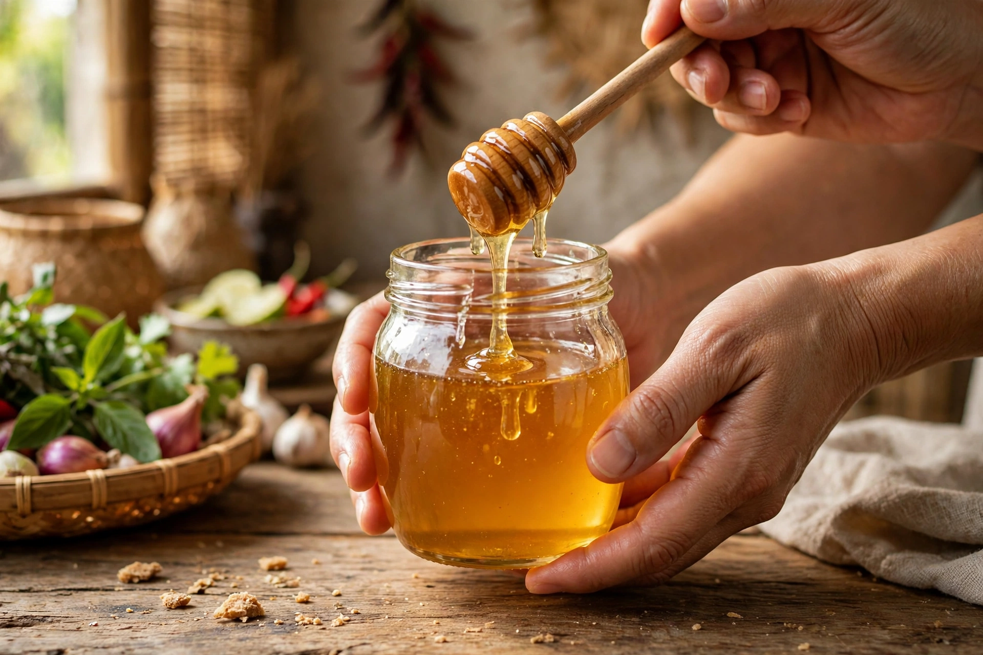 Chọn Mật Ong Thật Cho Gia Đình: Dấu Hiệu Nhận Biết, Cách Thử Tại Nhà, Đọc Nhãn Và Bảo Quản Đúng Cách