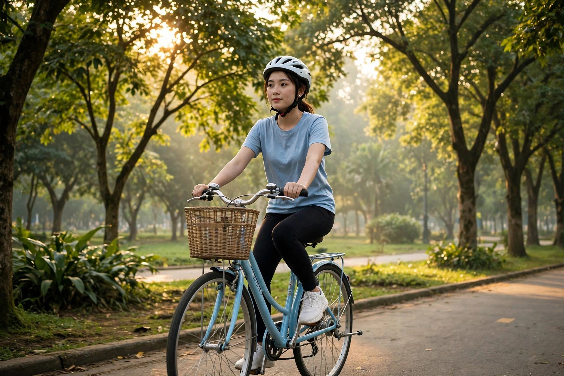 Đạp Xe Buổi Sáng Cho Người Mới: Chọn Xe, Lộ Trình Nhẹ Và Lịch 4 Tuần Không Đau Mỏi