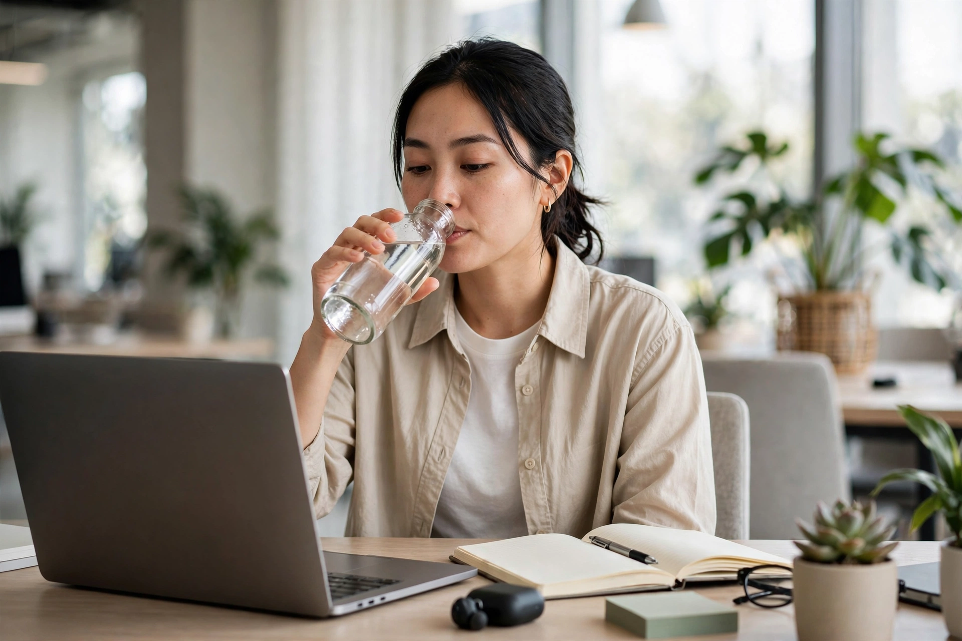 Uống Đủ Nước Mỗi Ngày Cho Dân Văn Phòng: Cách Tính Lượng Nước Theo Cân Nặng Và Dấu Hiệu Cơ Thể Thiếu Nước