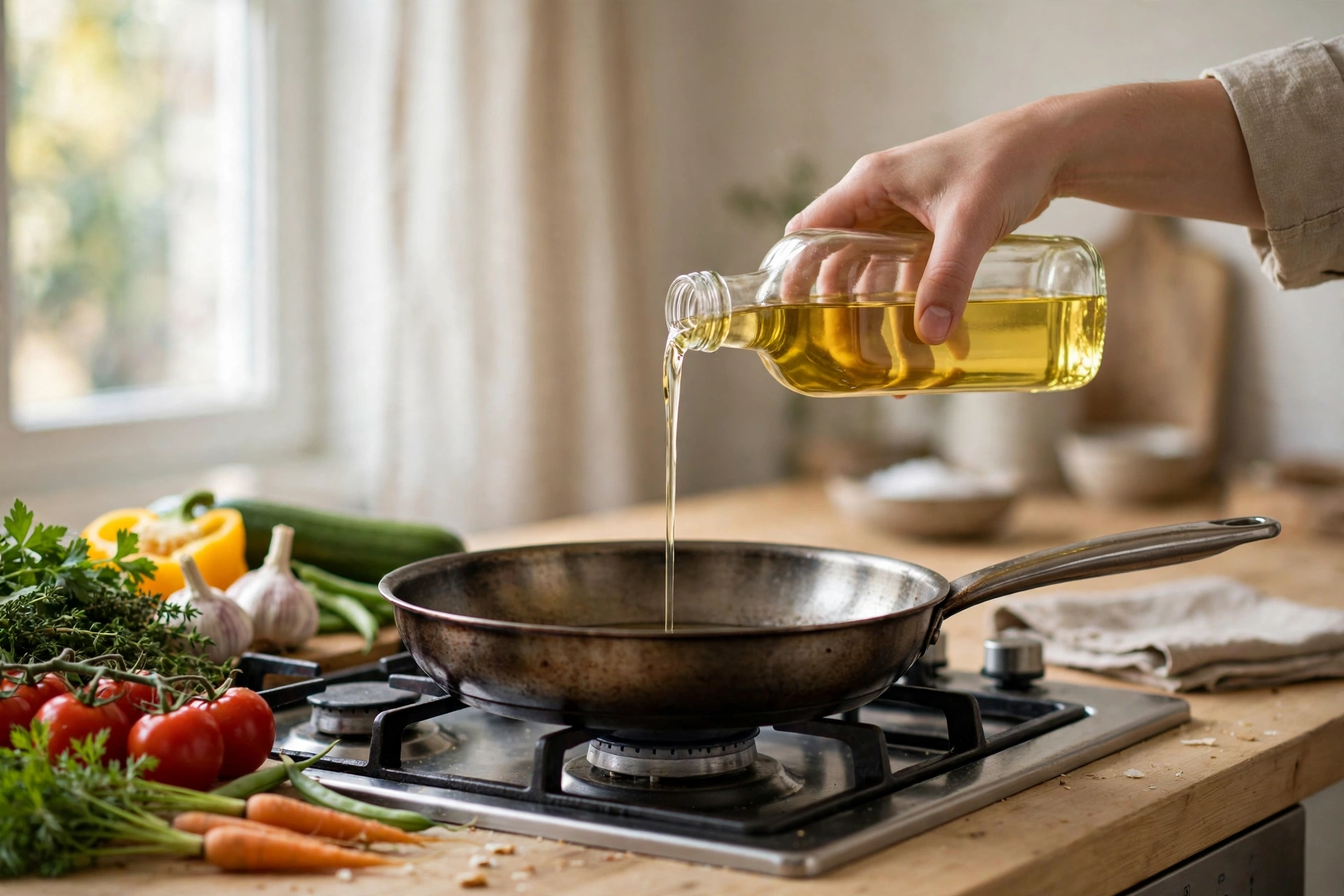 Chọn Dầu Ăn Cho Gia Đình: Phân Biệt Các Loại Dầu, Nhiệt Độ Phù Hợp Và Cách Bảo Quản