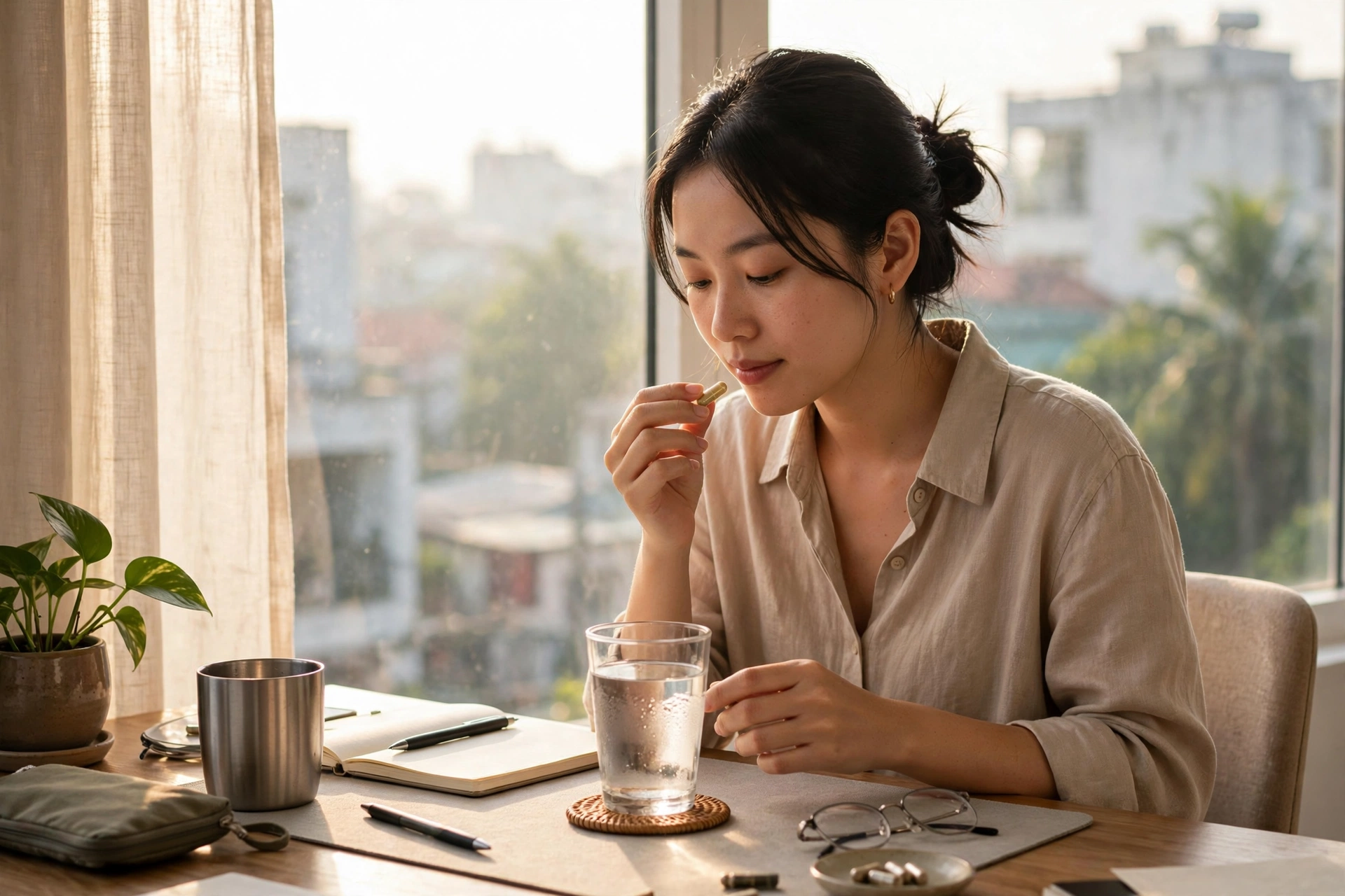 Bổ sung vitamin D đúng cách cho dân văn phòng ít ra nắng: dấu hiệu thiếu, liều tham khảo và lưu ý an toàn