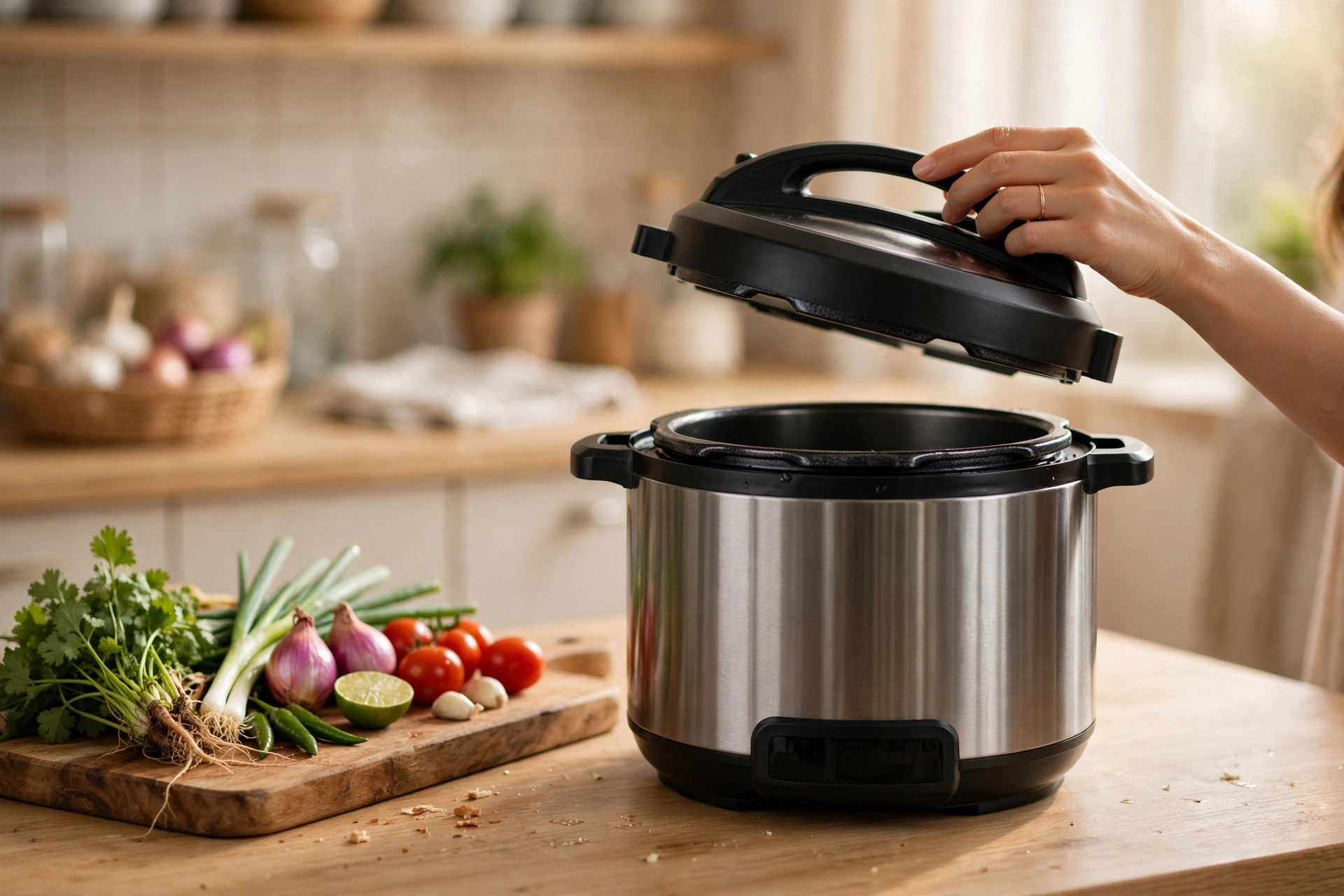 Đánh giá 5 nồi áp suất điện cho gia đình: công suất, lòng nồi, độ an toàn và mức giá