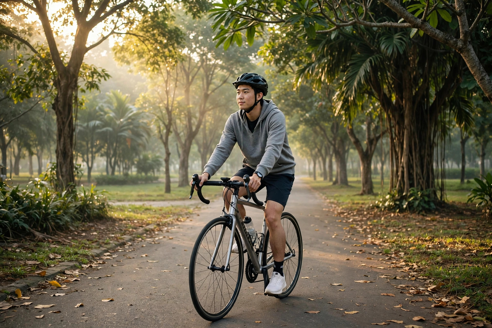 Đạp Xe Buổi Sáng Cho Người Mới: Lộ Trình 4 Tuần Từ 5km Tới 20km Không Đau Gối
