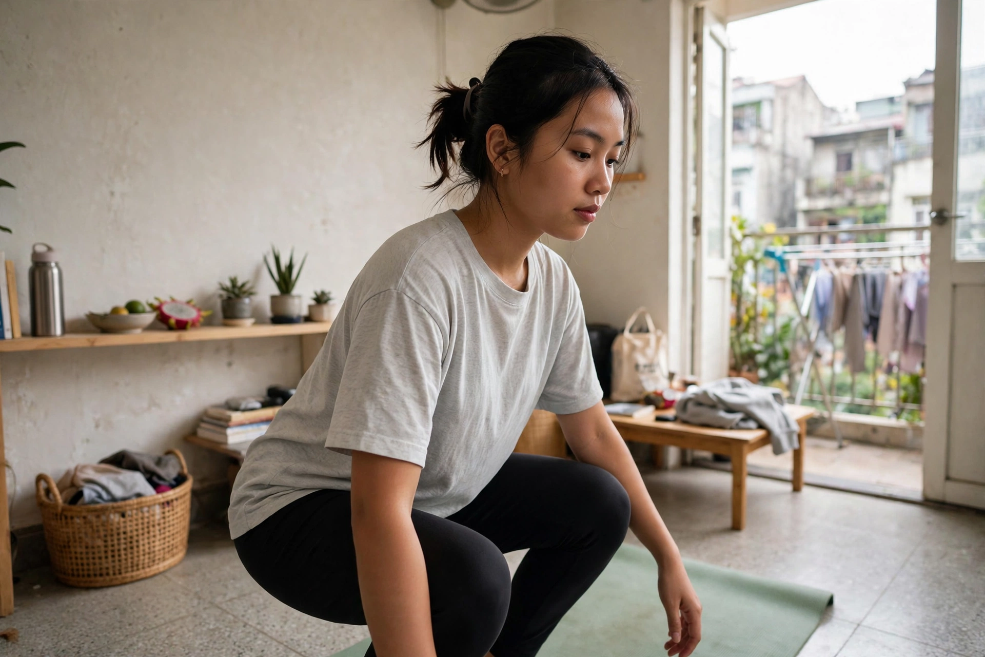 Tập Gym Tại Nhà Không Dụng Cụ Cho Người Mới: Lộ Trình 4 Tuần Tăng Dần Đỡ Đau Nhức