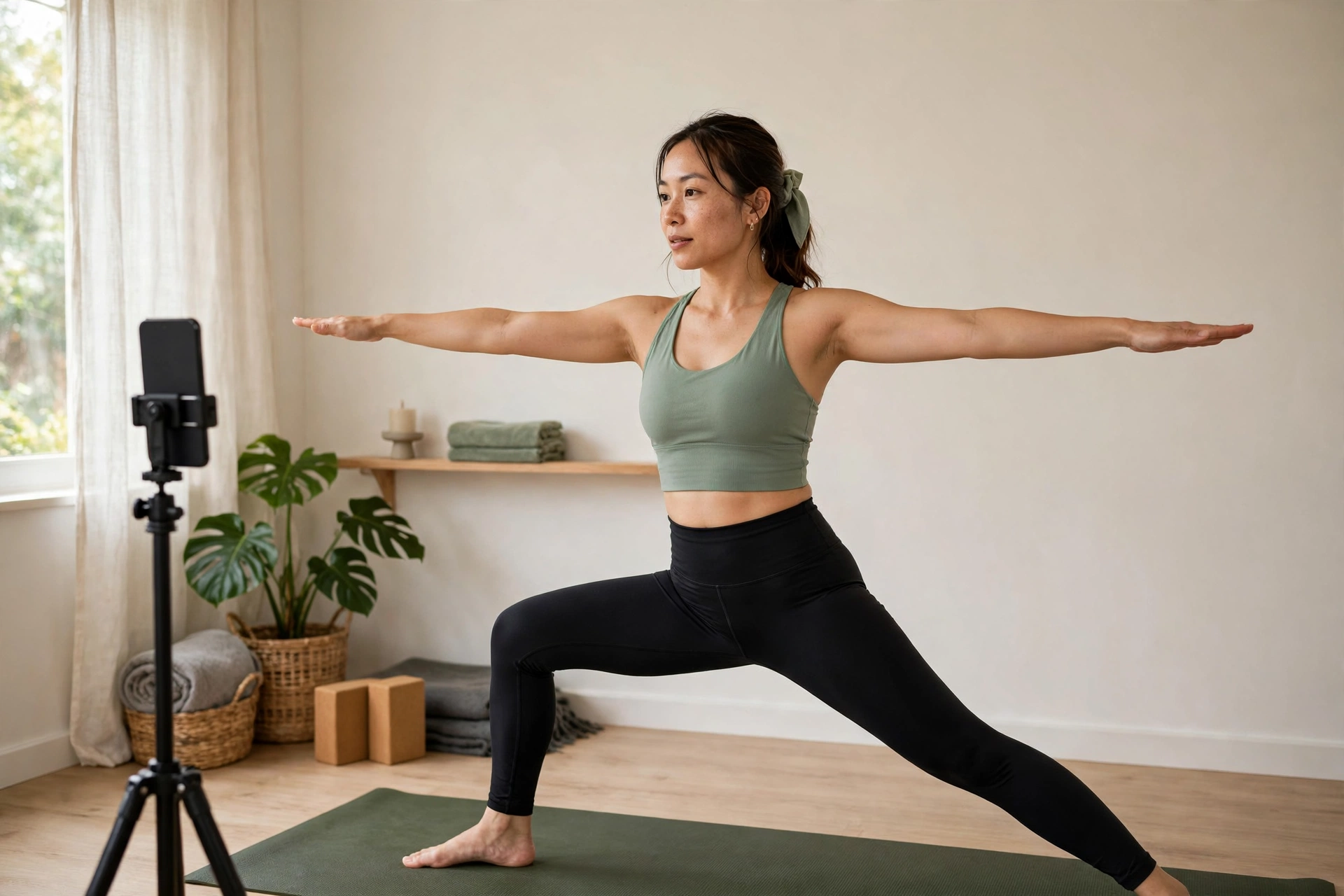 Huấn luyện viên dạy yoga online tại nhà
