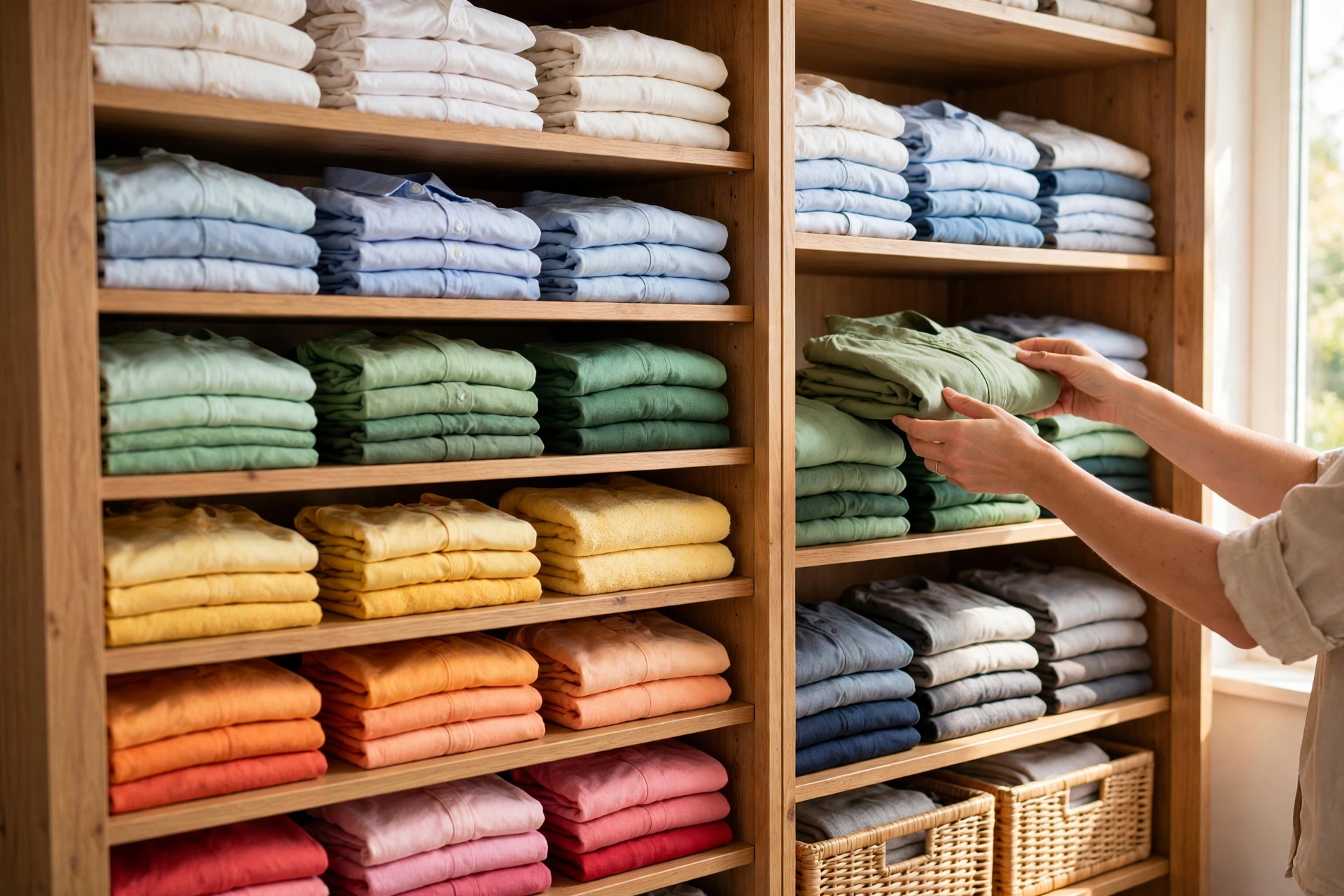 Sắp Xếp Tủ Quần Áo Gia Đình Theo Mùa: Phân Loại, Gấp Gọn Và Cất Giữ Không Ẩm Mốc