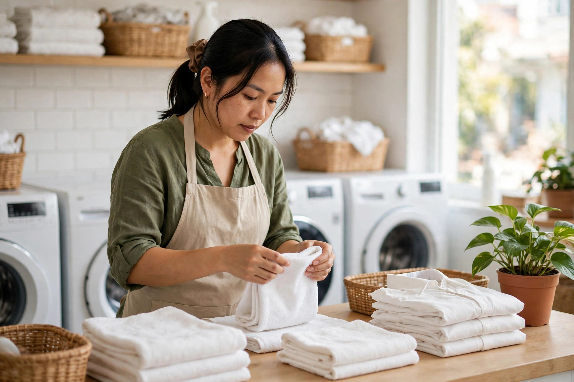Mở Tiệm Giặt Ủi Tại Nhà Vốn Nhỏ: Máy Móc, Bảng Giá Và Cách Giữ Khách Quay Lại