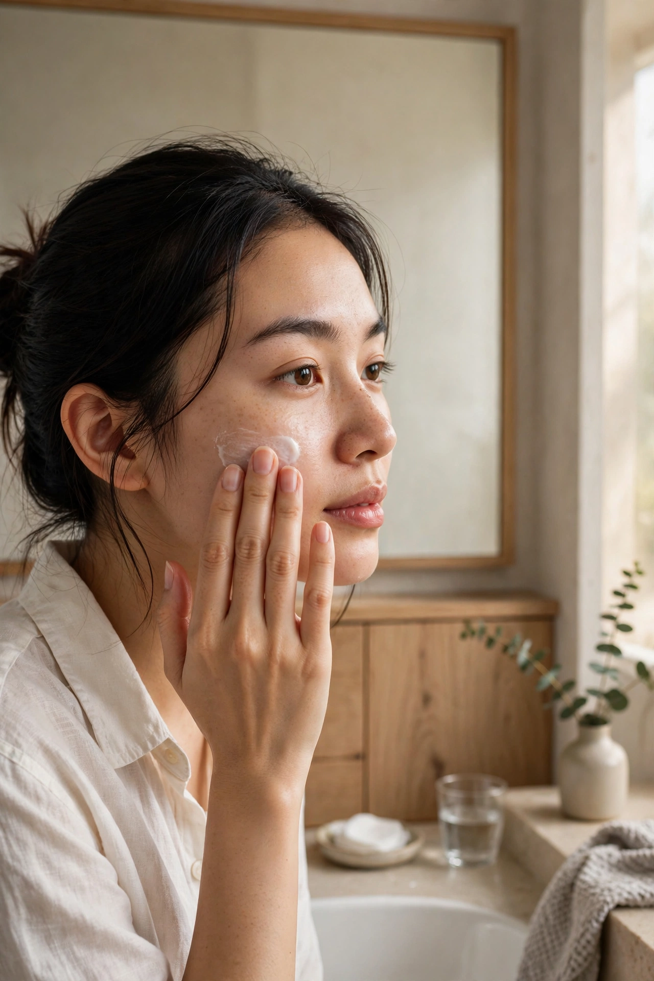 Chăm Sóc Da Hỗn Hợp Mùa Hanh Khô: Vùng Chữ T, Vùng Má Và Quy Trình Sáng Tối